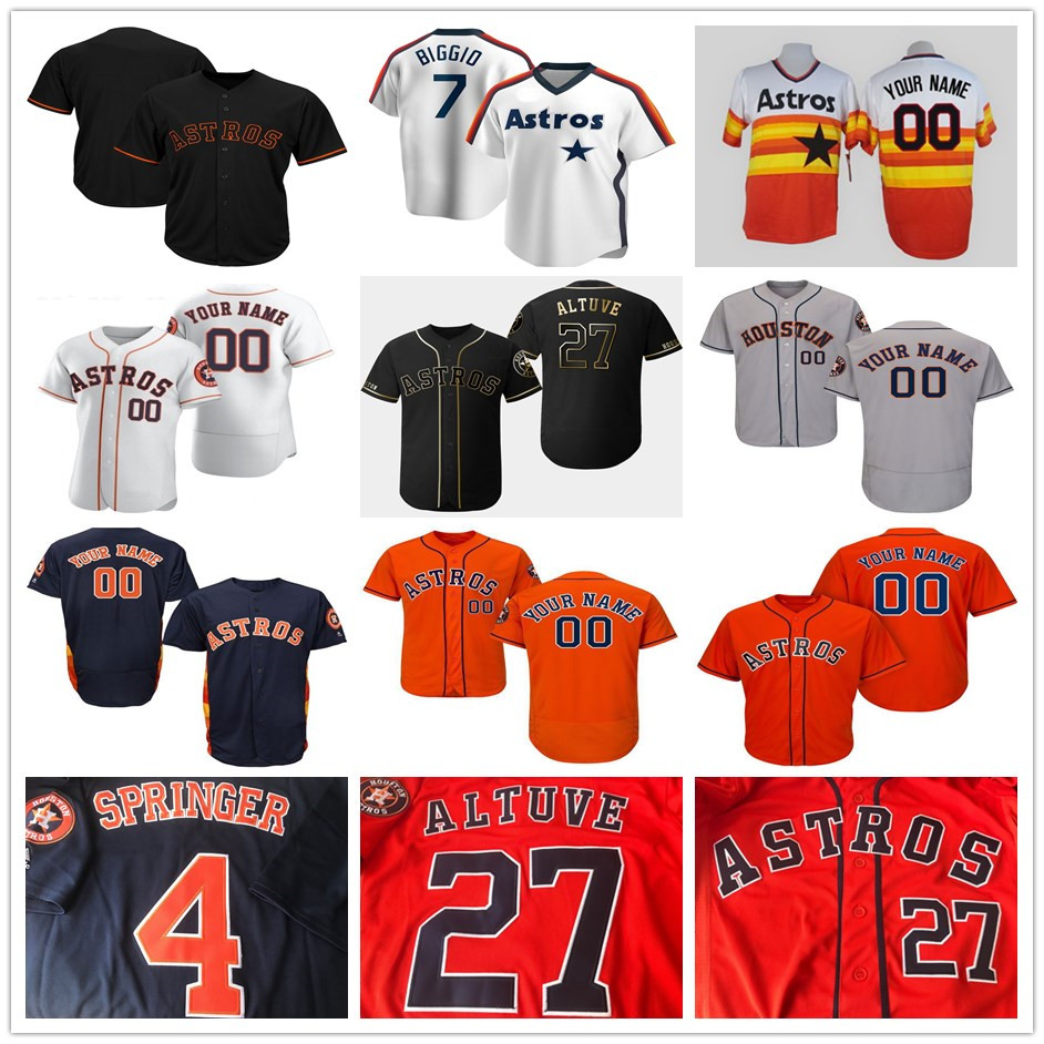 

Houston Baseball Jersey Jose Altuve Alex Bregman Carlos Correa Yordan Alvarez Justin Verlander Zack Greinke Yuli Gurriel Nolan Ryan Bagwell Craig Biggio Brantley, Black