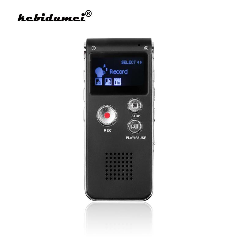 

Digital Voice Recorder Kebidumei 8GB Professional Portable Stereo Recording Pen Mini For Business With MP3 Player