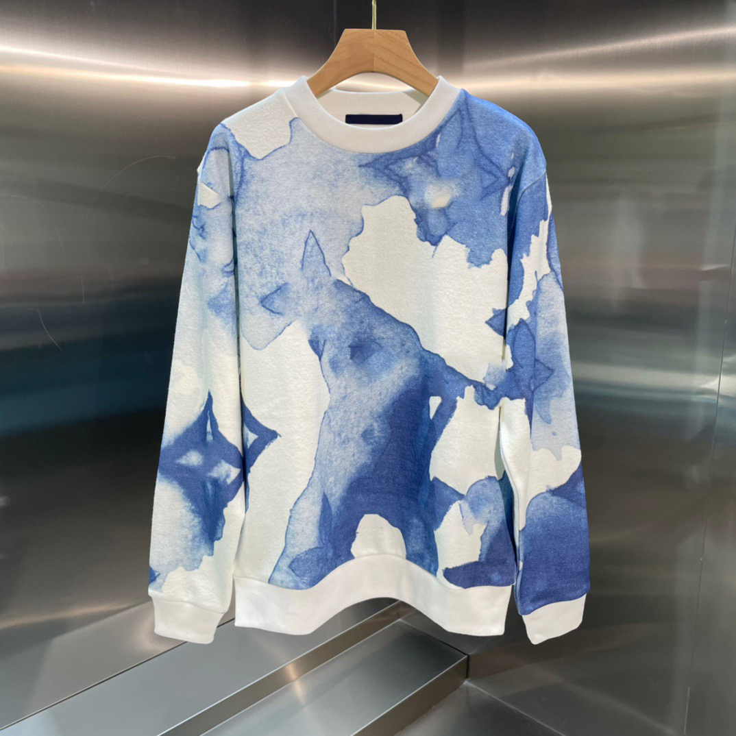 

2021 round neck Men's Hoodies & Sweatshirts with cotton printing and embroidery, 100% replica of European size f189