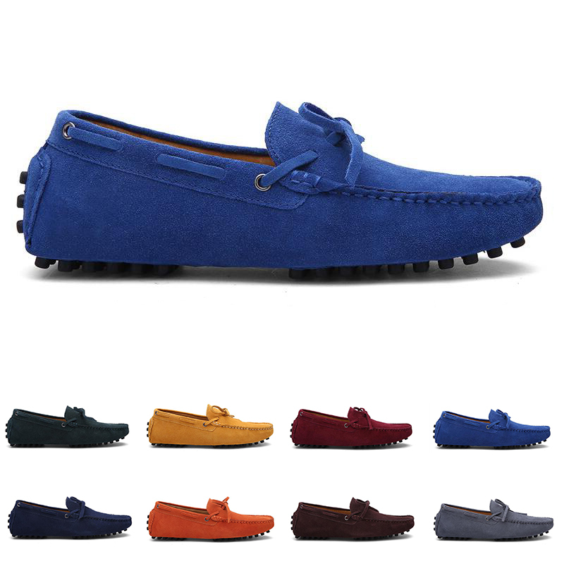 

men casual shoes loafers triple black white Watermelon Grey Fuchsia Light Tan Army Green Comfortable soft Rubber mens trainers sneakers jogging walking 12-4