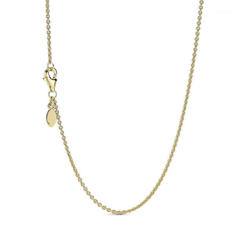 

Chains 100% Sterling Silver 925 Nacklace For Women Chain Jewelry Matching Pendant Base Gold Gift