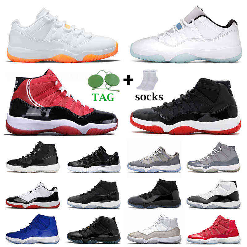 

Jorden 11 11s Jumpman Basketball Shoes 25th Anniversary Citrus Low Legend Blue Cool Grey High Concord Space Jam Cap and Gown Mens Womens, B24 university blue 36-47