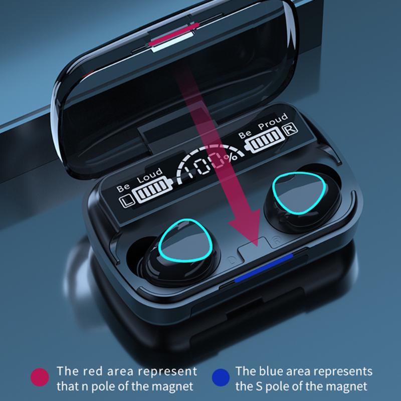 

Headphones & Earphones M10 TWS Earbuds Wireless Stereo In Ear With Charging Case Headphone Sport Headset Box