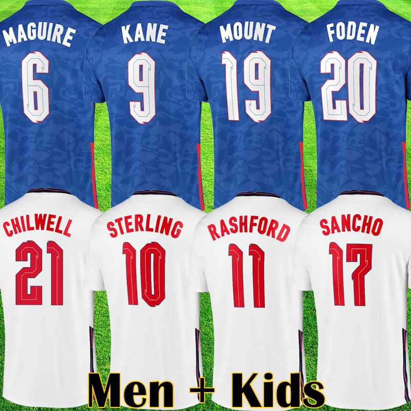 

2021 2022 QATAR World Cup KANE Soccer Jerseys 2023 STERLING MOUNT RASHFORD Football Shirts GREALISH 21 22 23 national team FODEN kids equipment kit top uniform, 20 22 kids home