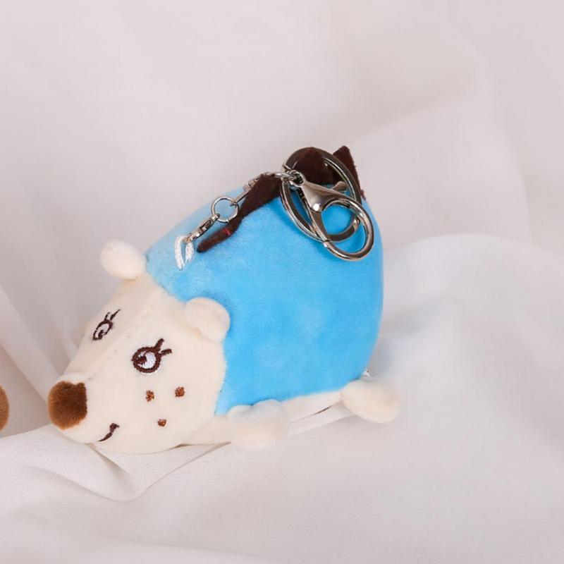 

Keychains Colorful Fashion Small Hedgehogs Plush Pendant Smooth Surface Bag Soft For Ornament