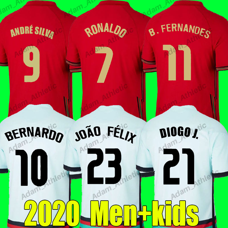 

RONALDO soccer jerseys world cup national team shirt JOAO FELIX BERNARDO B.FERNANDES football shirts RUBEN DIAS ANDRE SILVA DIOGO J. jersey NEVES N.SEMEDO men kids kit, 2020 home+wc2022