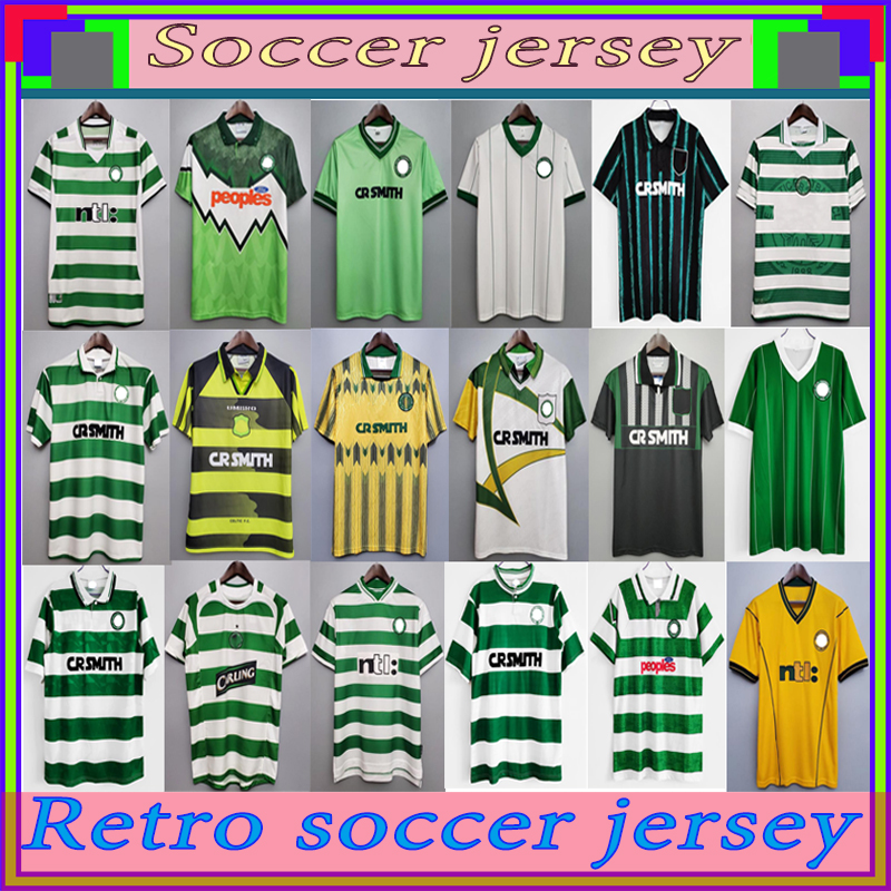 

1994 1996 82 84 86 Celtic Retro Soccer Jerseys 1991 1992 1998 1999 football shirts LARSSON Classic Vintage Sutton 1995 1997 football kits