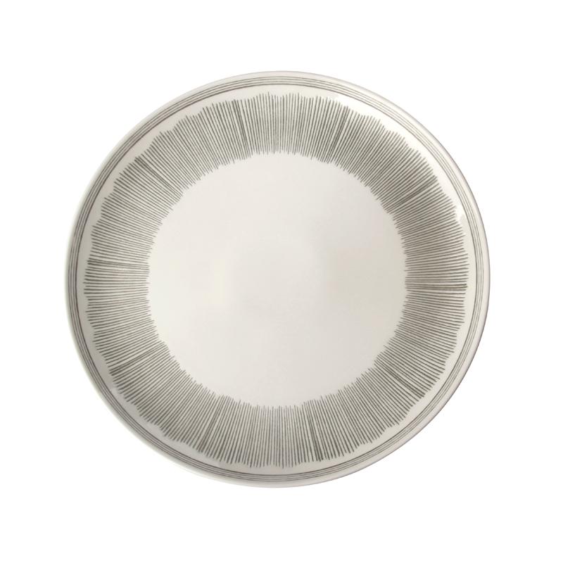 

Dishes & Plates MIDOSHARK Large Ceramic Dinner Plate With Colorful Stripe Pattern