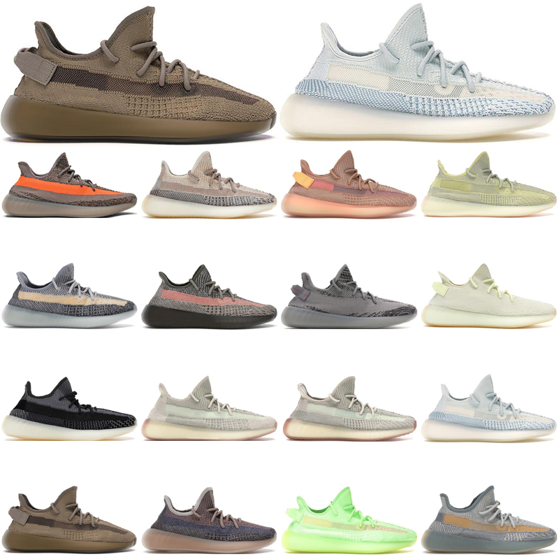 

new fashion men women running shoes 350 v2 Reflective Earth Glow Israfil Linen Marsh Natural Zebra Cream Cinder Bred Beluga Clay Static trainers sneakers, Beluga 2.0
