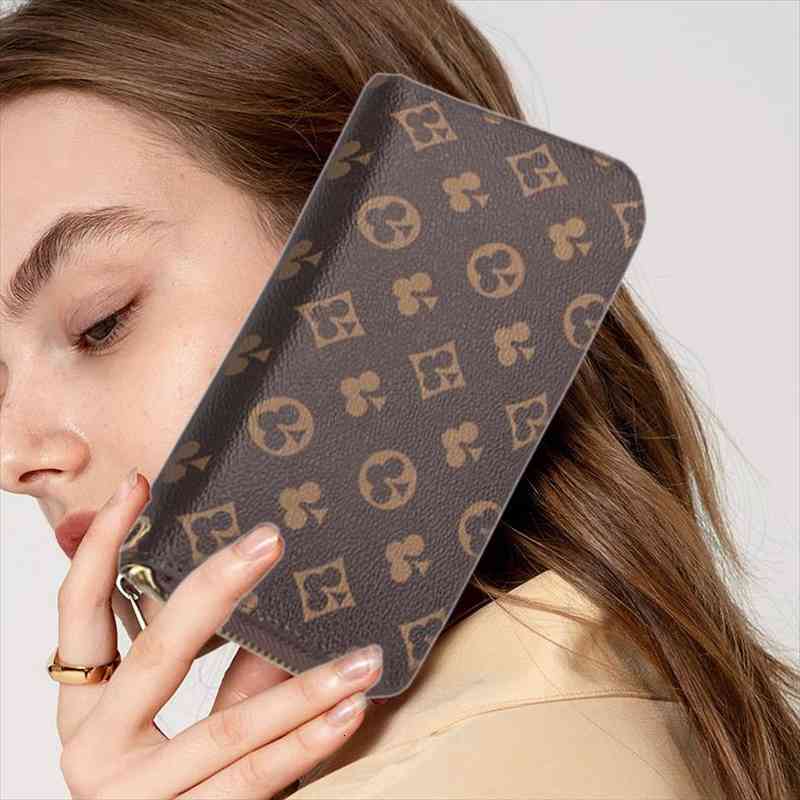 

wristlet wallets for men women purse clutch bags ladies mahjong pu leather money coin credit card phone holder pouch, Red;black