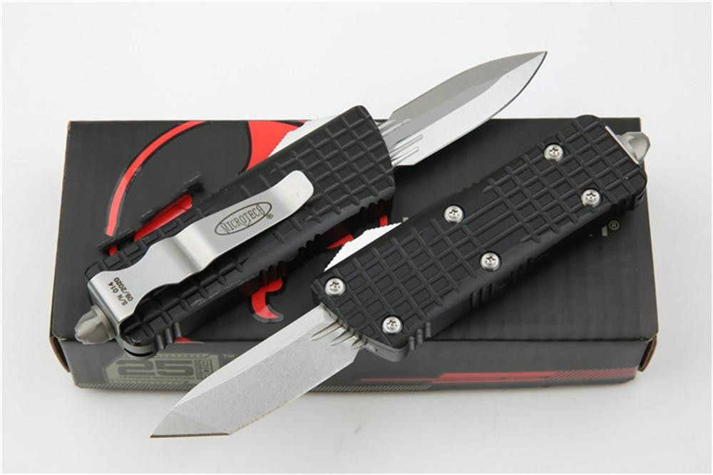 

Microtech outdoor CNC mini automatic knife D2 blade Aluminum alloy handle pocket edc tactical hunting tool