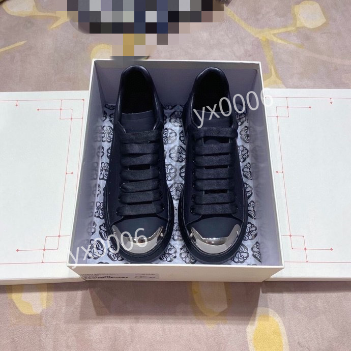 

2021 Mens Womens Casual shoe Blanche et Noir Platform Pelle Black Leather Designer Sneaker Avant Garde outdoor Sports shoes hl210206, Choose the color