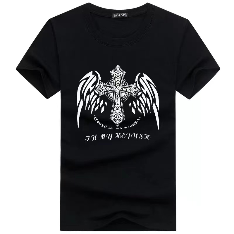 

man summer t-shirts sport hip hop couple men women t shirts casual tee shirt round neck short sleeve t-shirt, White;black
