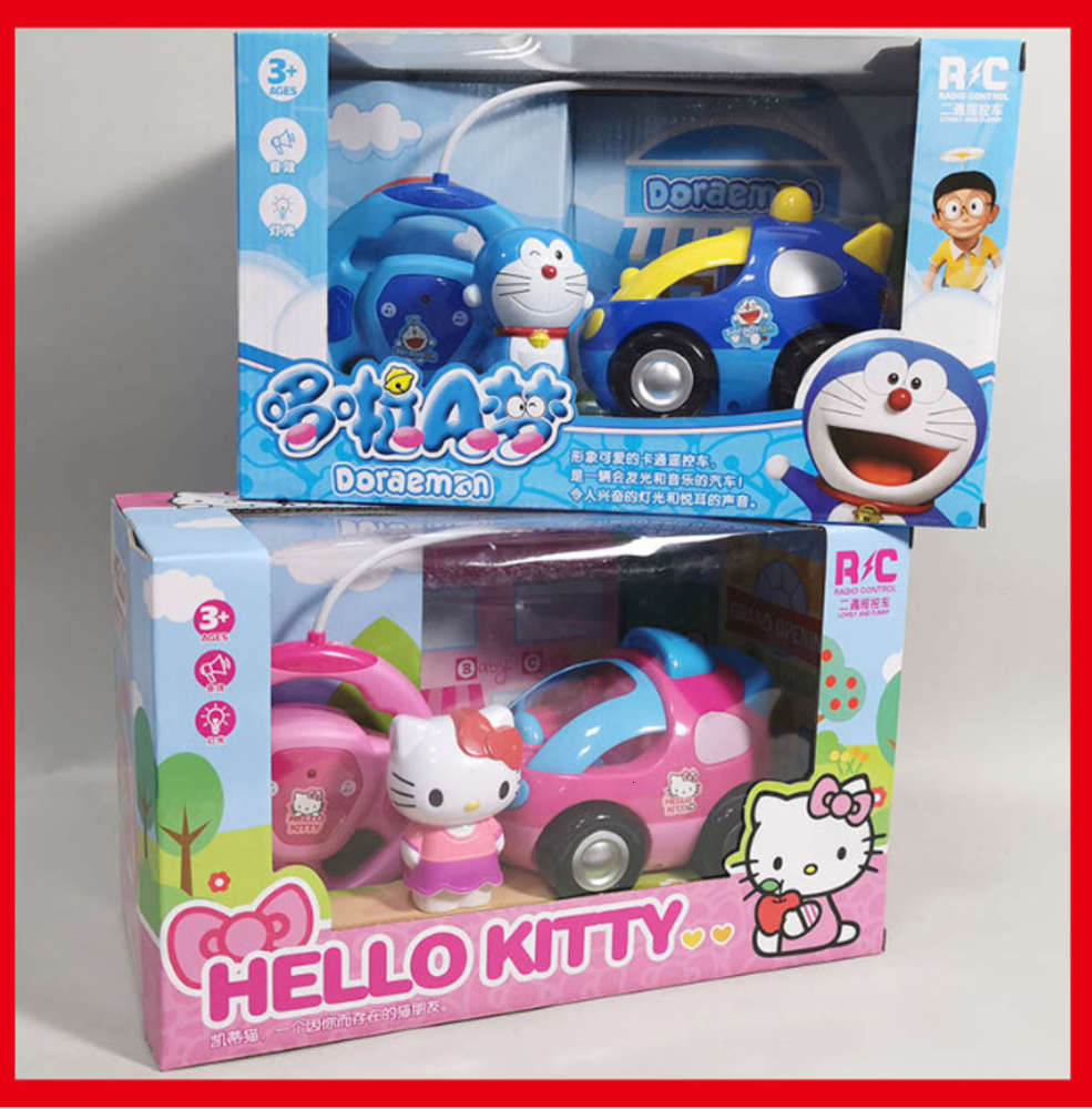

Electric/RC Car Sound light story machine remote control car Doraemon electric toy