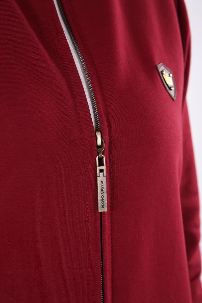 

Ethnic Clothing Muslim Clothes Tall Abaya Conservative Long Sleeve Zipper Islamic Fashion Cotton