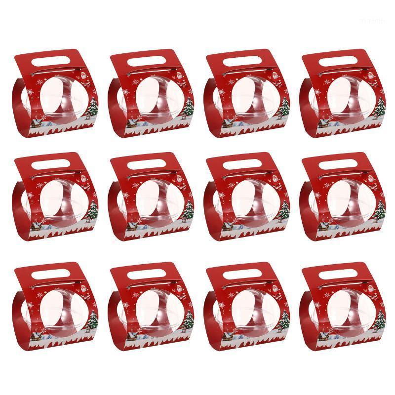 

Gift Wrap 12 Sets Of Spherical Cake Packaging Boxes Mousse Baking Supplies