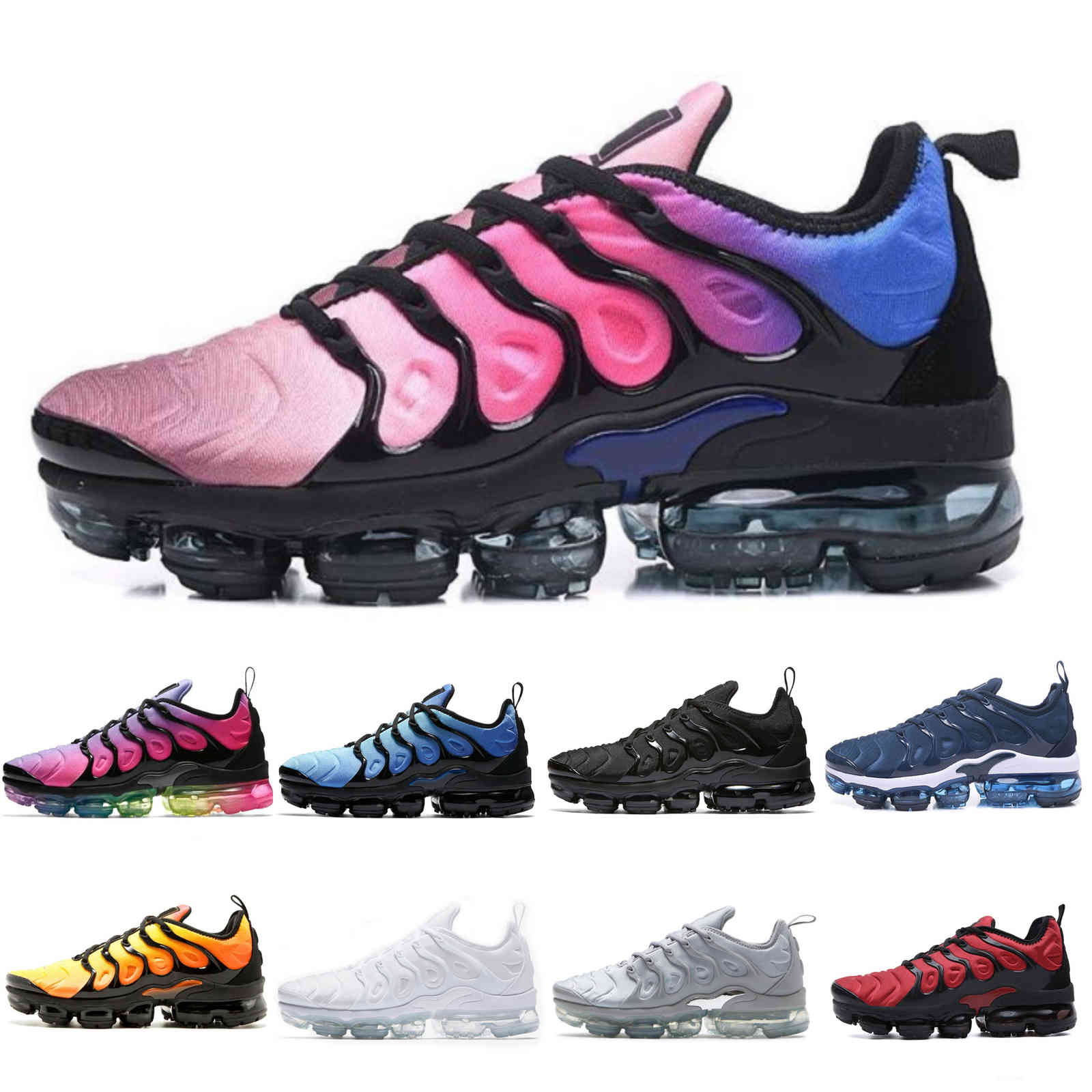 

2021 TN Plus Men Womens Shoes Persian Violet Midnight Navy Game Royal Tns Requin Triple Women Trainers Sneakers 36-46, Bubble wrap packaging