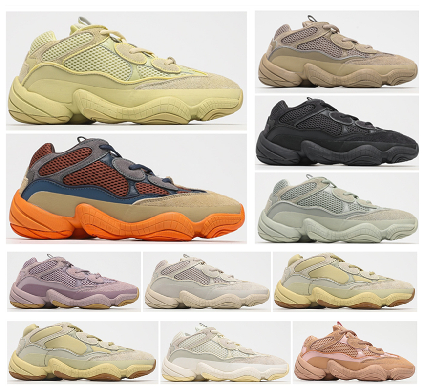 

500 Desert Rat Enflame mens Running shoes 500s soft vision stone bone white utility black Frosted Blue super moon reflective men women outdoor sneakers 5.5-13 2021, #05