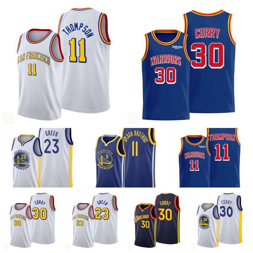 

Golden StateWarriorsMEN Stephen Draymond Klay Thompson Green Curry 2021 Royal Jersey Origins 75th anniversary, 15