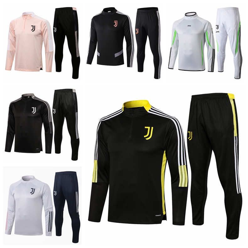 

21/22 juventusee Adult jacket Soccer training suit RONALDO DYBALA JUVE Survetement MORATA CHIESA tracksuit chandal Football Sweatshirt Tracksuits Q010, 17