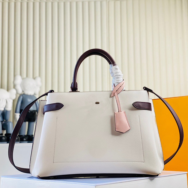 

Women Designers Shoulder Bags Purse With classic lock Genuine Leather womens Evening Handbags Shopping bag Tote, Blue