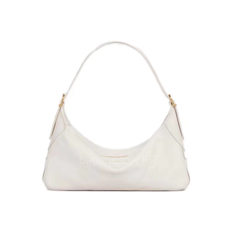 

French couture brand women's fashion armpit bag pure colors simple single shoulder bags gold zipper leather modern handbag leisure versatile color shopping tote, Customize