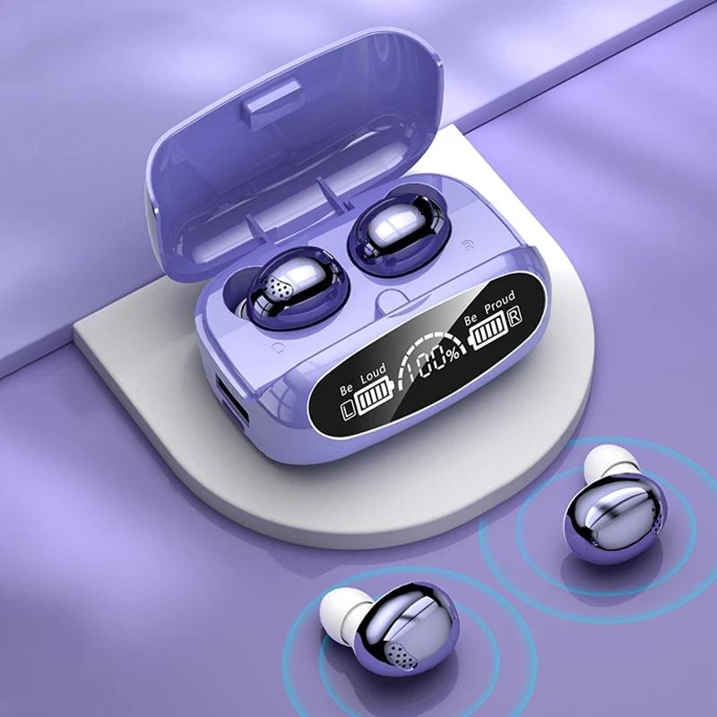 

Headphones & Earphones Wireless Stereo Sport Touch Headset TWS Bluetooth V5.1 Women Earbuds With Microphone Power Bank 2000mAh
