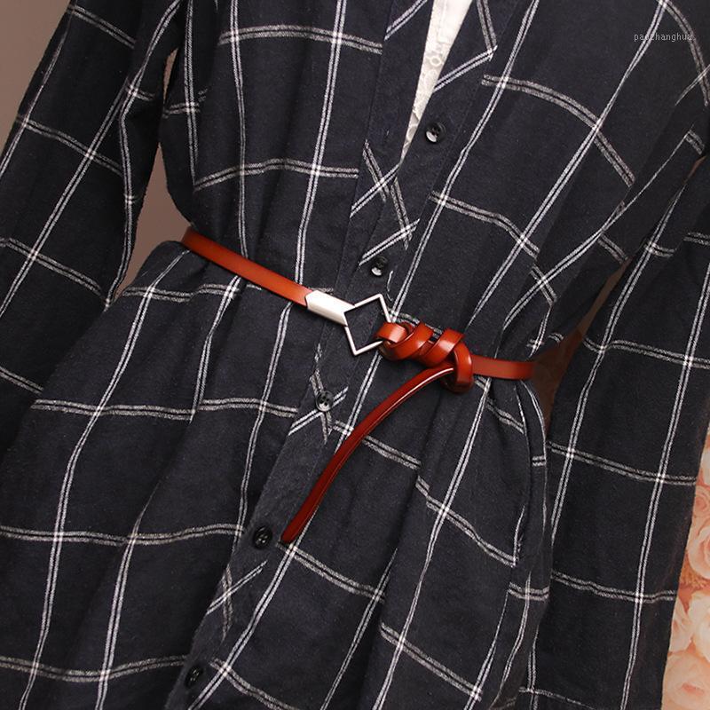 

Belts Women Genuine Leather For Thin Solid Camel Red Black White Dress Ladies Female Strap, Black;brown