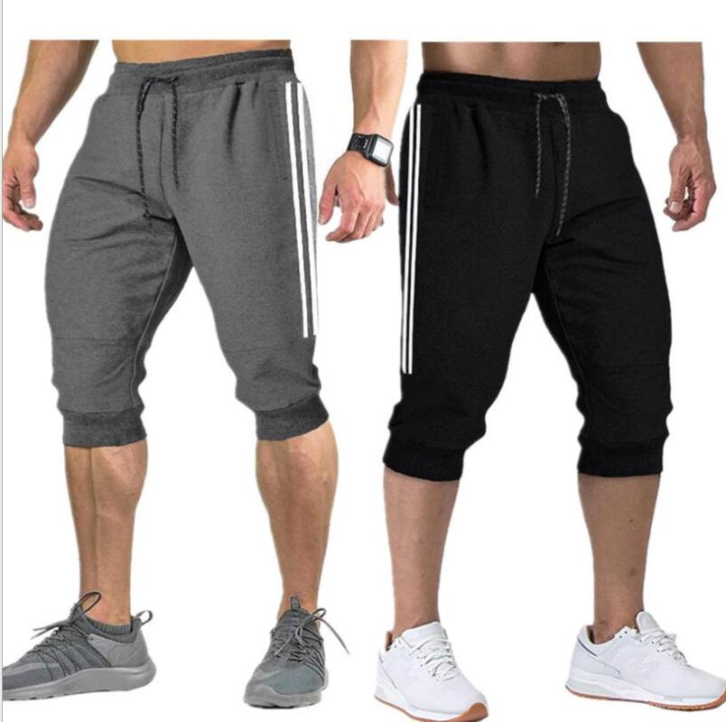

Summer Casual Shorts Men Striped Men's Sportswear Short Sweatpants Jogger Breathable Trousers Boardshorts Man Drop, 001