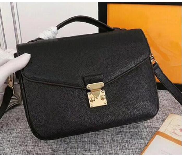 

high quality Louis bags vitton Long wallet Leather women luxury top quality Shoulder bag classic letter crossbody 5color, Red;black