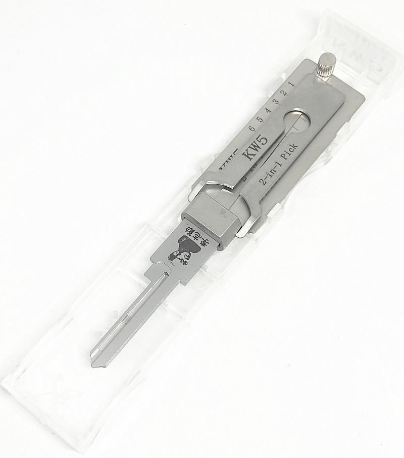 

LISHI Tool KW5 2 IN 1 Lock Pick and Decoder Locksmith Supplies Tools Auto Picks