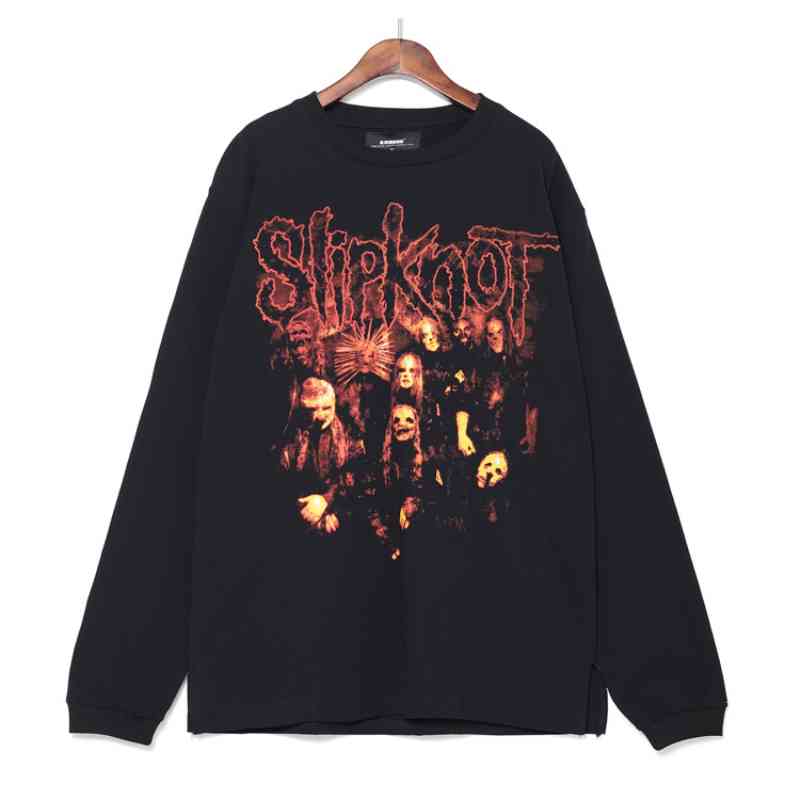 

Funko Pop Skull Demon Printed Rock Style Retro Men t Shirt Long Sleeve Hip Hop Punk Black Sweatshirts Pullover Male Streetwear