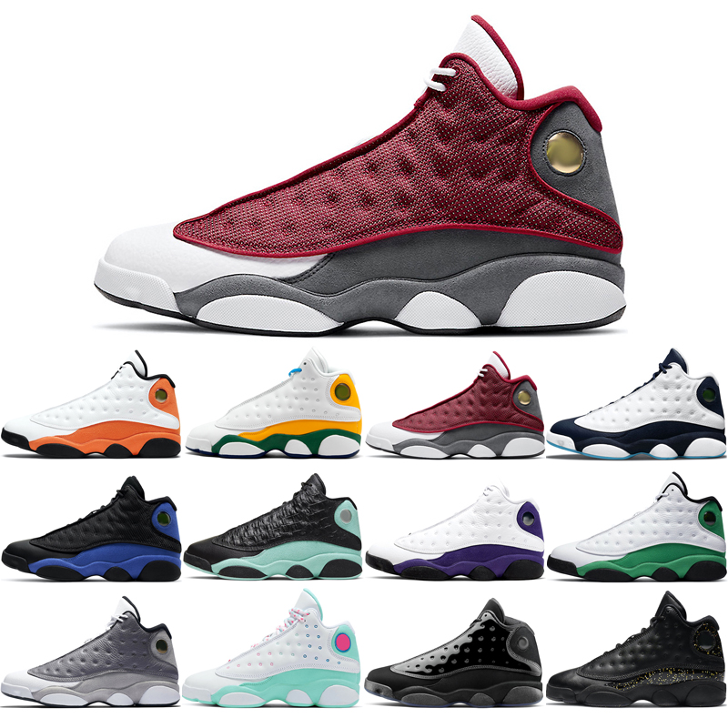 

man basketball shoes 13s fashion Atmosphere Grey Aurora Green Cap and Gown Gold Glitter Hyper Royal Island Lakers Lucky Obsidian Playground trainers Flint Starfish