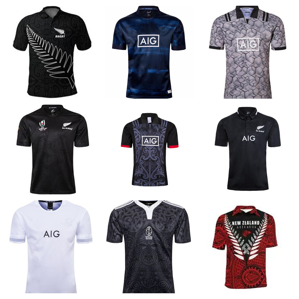 

2021 Arrival All Black Super Rugby Jerseys Shirt Maillot Camiseta Maglia Tops Mens S-3XL Kit VEST, Black;yellow
