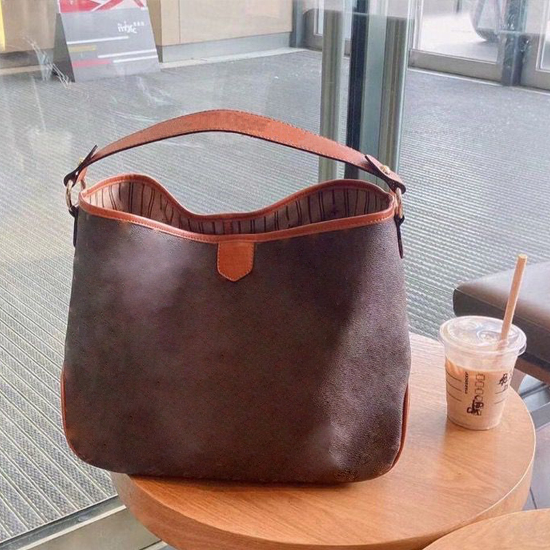 

Fashion Womens Lady Large Luxurys Designers Bags Handbag Faux Leather Flower Letter Handbags Baguette Shoulder Purse Strap Bag