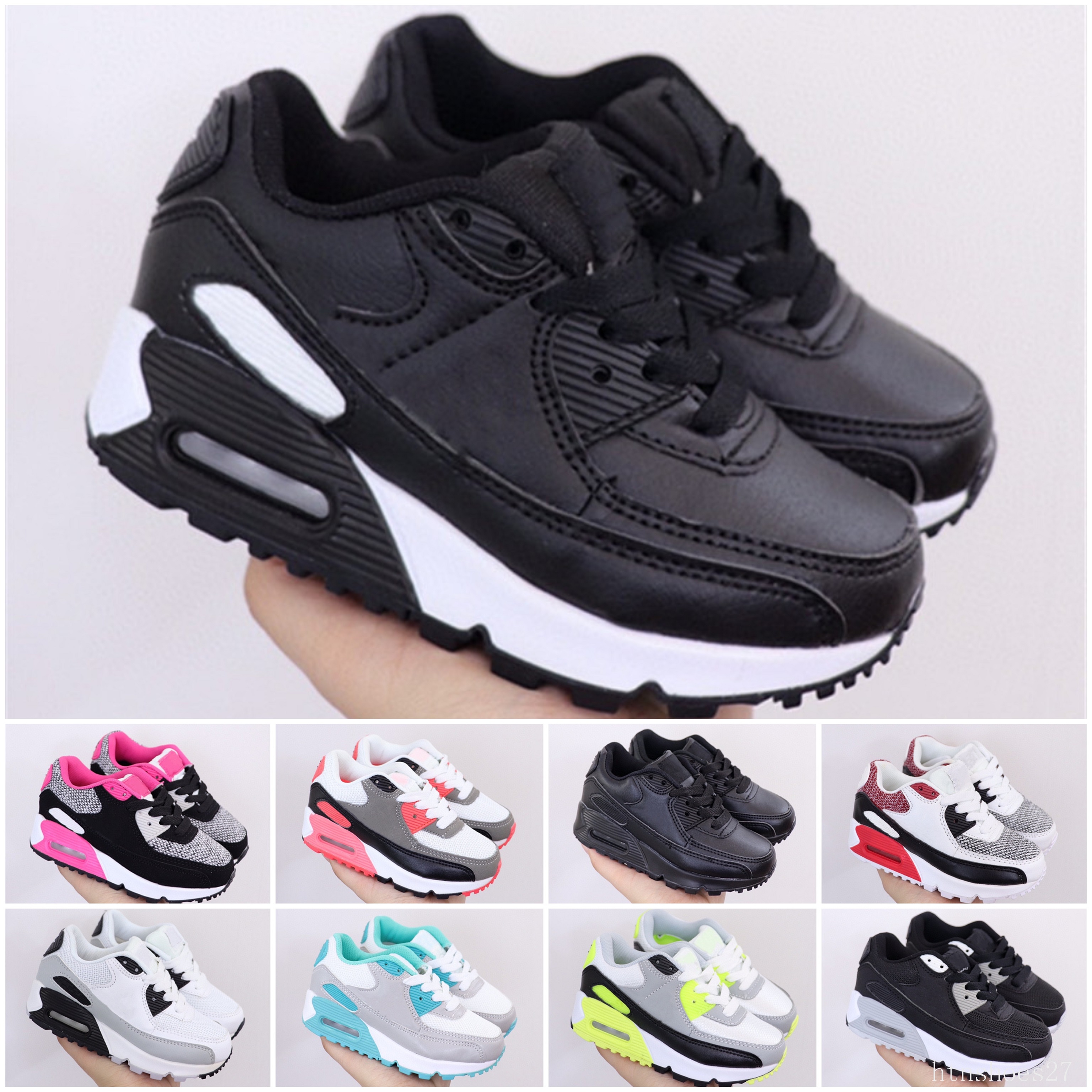 

Sneakers Shoe classic boy girl kids children Running Shoes Black Red White Sports Trainer Cushion Surface Breathable size 28-35, Standard size