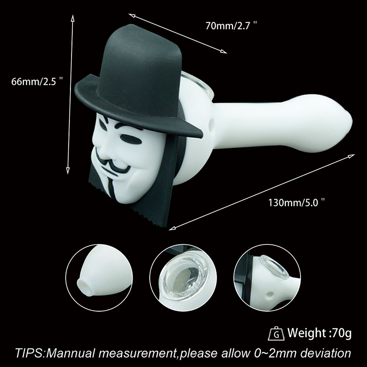 

Small 70g Christmas hat decoration style smoking pipes tabacco pipe