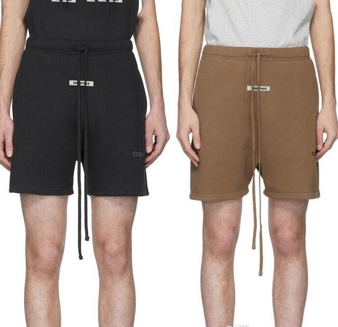 

FOG Essentials Shorts FEAR OF GOD 3M Reflective Sweat ShortsMens Casual Sweatshorts Joggers Harem Hip Hop Skateboard Streetwear, White;black