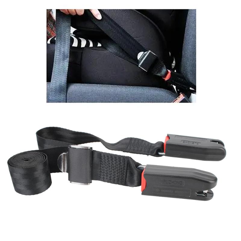 

Safety Belts & Accessories Universal Car Child Seat Belt Fixing Band Extender 2-point Strap Isofix/Latch Interface Connection