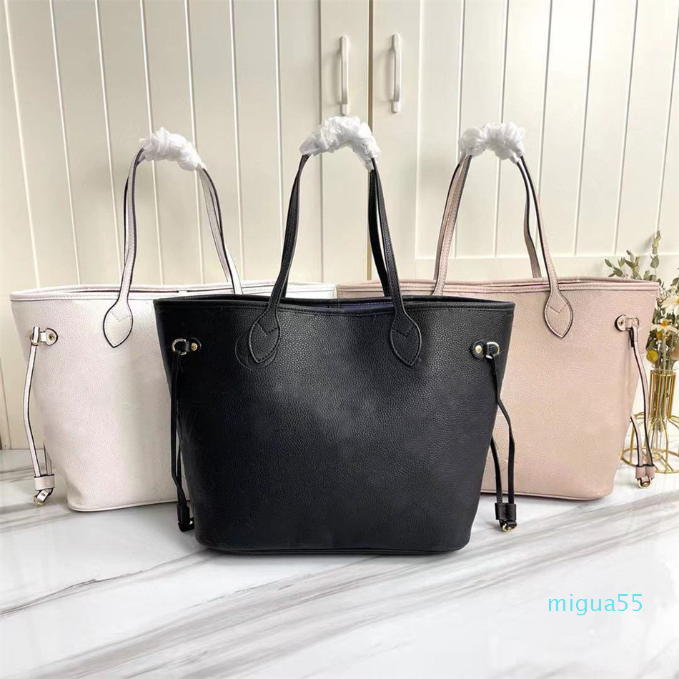 

Bag high Luxury Designer handbag totes Purses Never fulls Mm size tote handbags Women Brand Style Genuine Leather Shoulder, Bubble wrap packaging