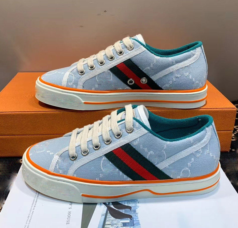 

Shoes luxurys designer women bee lace up men casual sports breathable white shoe printed leather, Black