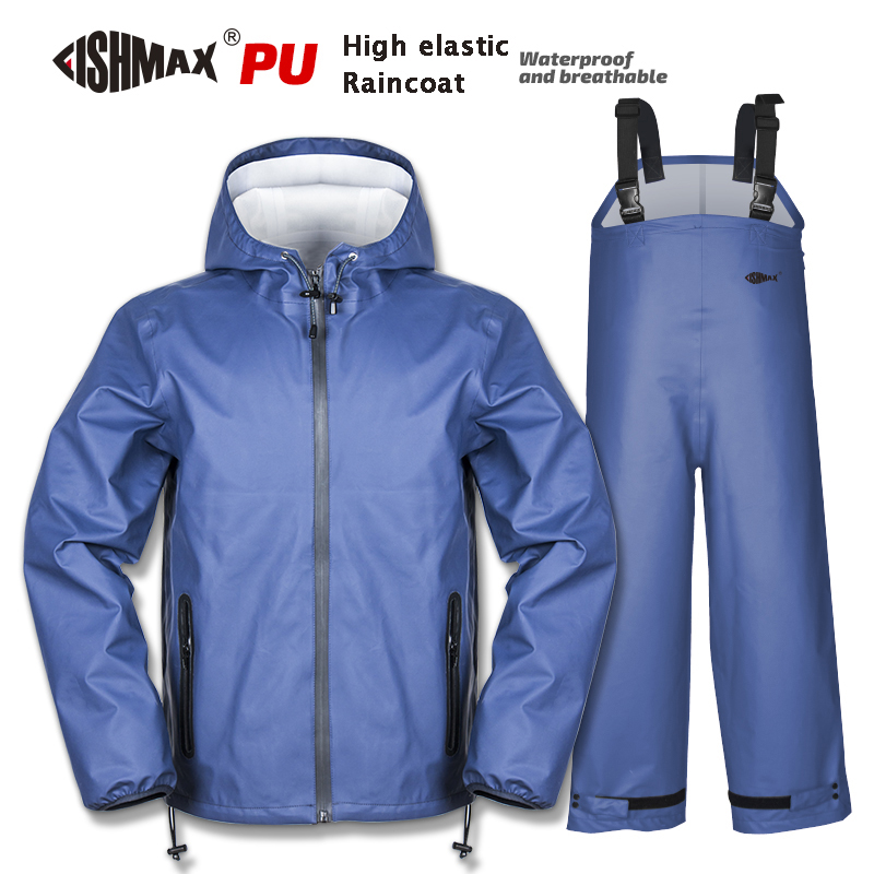 

Motorcyce Raincoat Mens Spit Thickened Waterproof Fu-body Fishing Cothes Takeaway Riding Spit Raincoat with Hat