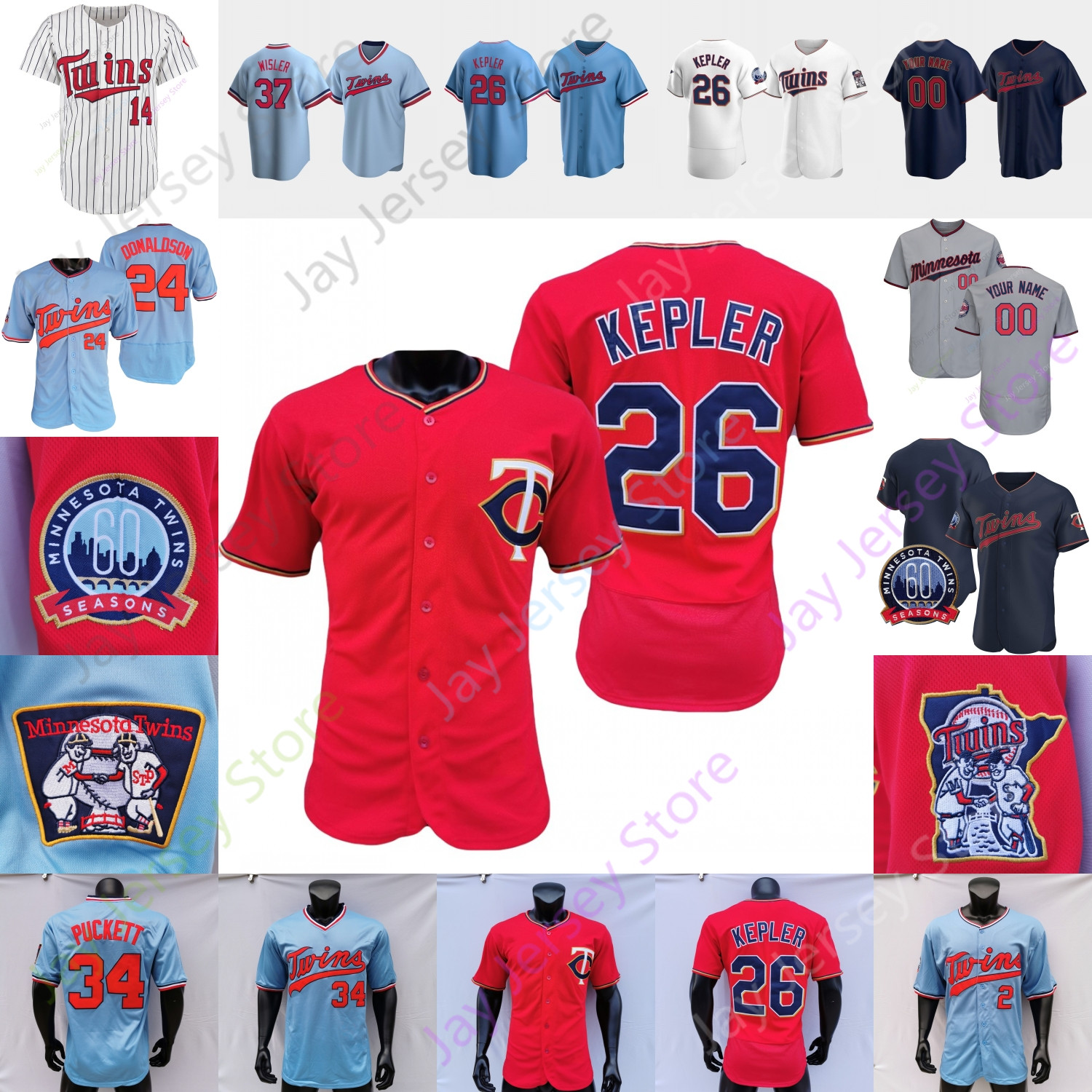 

Baseball Jersey Max Kepler Josh Donaldson Byron Buxton Miguel Sano Jorge Polanco Willians Astudillo Luis Arraez Simmons Cruz Berrios Baldelli Maeda, Women white