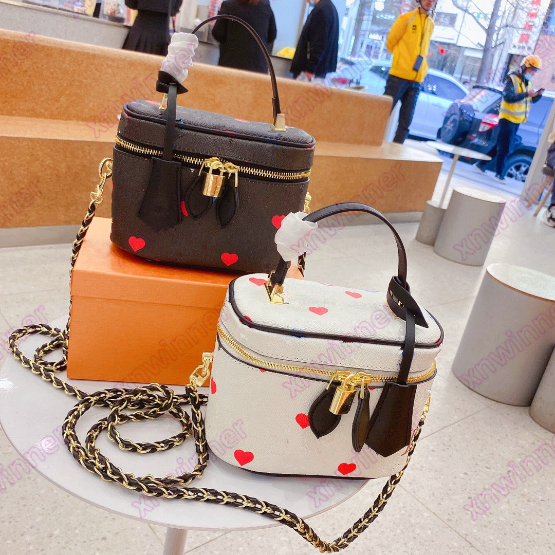 

Vanity PM Nice BB Handbag Designer Womens Mini Leather-Chain Bag Game On Leather Handbags Designers Luxurys Cross-body Purse Wallets 2WAY M4