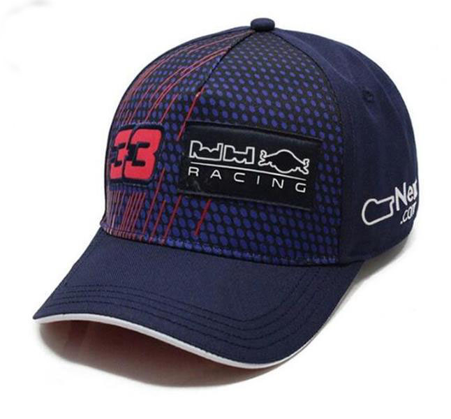 

The new F1 racing hat full embroidered logo cap sun hat