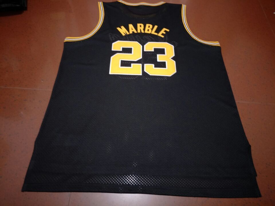 

rare Custom Men Youth women #23 Roy Marble Iowa Hawkeyes College Basketball Jersey Size S-6XL or custom any name or number jersey, Yellow youth s-xl