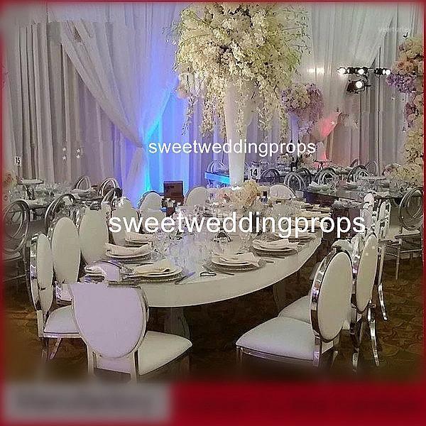 

Party Decoration Tall Wedding Pillar Iron Stand , Silver Metal Centerpieces For Aisle Decor