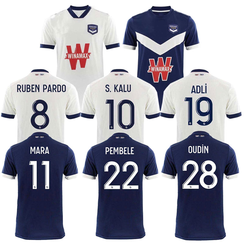 

2021 2022 Maillot Girondins de BRIAND S KALU KAMANO jerseys Bordeaux Soccer OUDIN BEN ARFA MAJA Shirts 21 22 Kids Football kits uniforms, 2122
