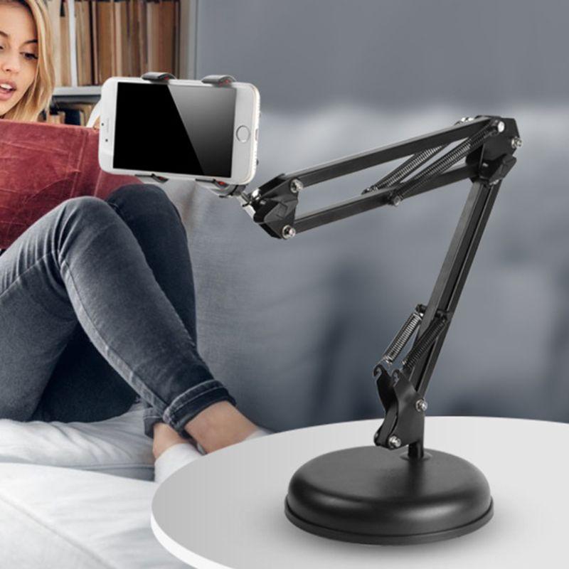 

Cell Phone Mounts & Holders Universal Foldable Mobile Holder Desktop Bracket Lazy Tripod Tablet Stand For Recording Live Video Makup Fashion