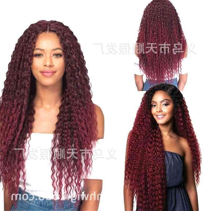 

women's Hot selling wig medium long curly hair high temperature silk chemical fiber head cover, Rose net